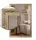 Exklusiver Spiegel in einem STYLISH GOLD Holzrahmen 110x40 d2
