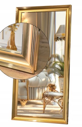  Goldener Badezimmerspiegel im stilvollen Goldrahmen 170x80 feuchtigkeitsbeständig u7
