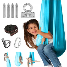    KINDER SCHAUKEL HÄNGEMATTE SENSORISCHES SCHAL AKROBATISCHES YOGA