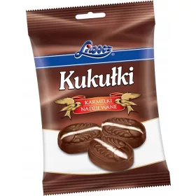 KUKUŁKI Karamellbonbons mit Kakao-Alkohol-Füllung, 80g