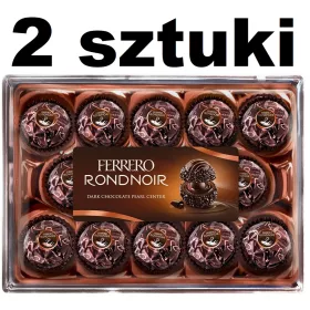   Ferrero Rondnoir - 14 Cremige Dunkle Schokoladentrüffel in Eleganter Verpackung