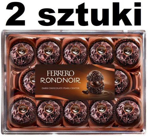Ferrero Rondnoir - 14 Cremige Dunkle Schokoladentrüffel in Eleganter Verpackung