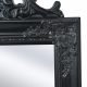  Freistehender Barockspiegel, 160x40 cm, Schwarz
