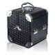  GlamRush Kosmetikkoffer 22 x 18,5 x 18,5 cm schwarz