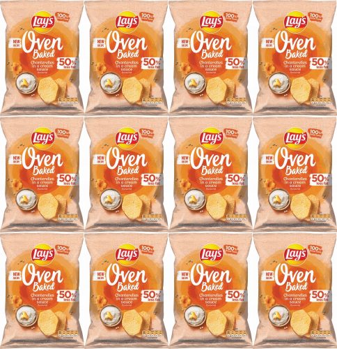 Lay's Oven Baked Chips mit Pfifferlingen in Sahnesoße, 12er Pack, 110g