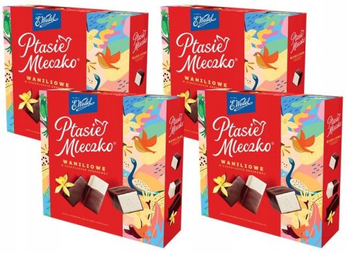 Wedlowskie Ptasie Mleczko Waniliowe: Delikatna Pianka w Czekoladzie Deserowej