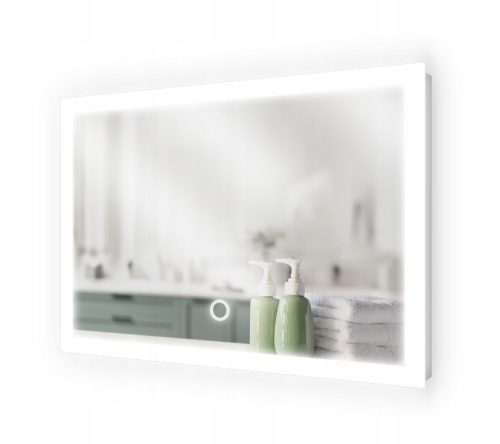  LED BELEUCHTETER SPIEGEL MIT SCHALTER 120x60 ATENA