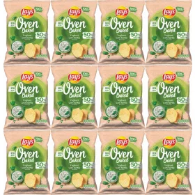   12x Lay's Oven Baked Joghurt mit Kräutern Kartoffelchips, 110g