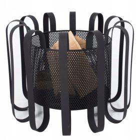  RedFire Kester Feuerstelle, Schwarz, Stahl