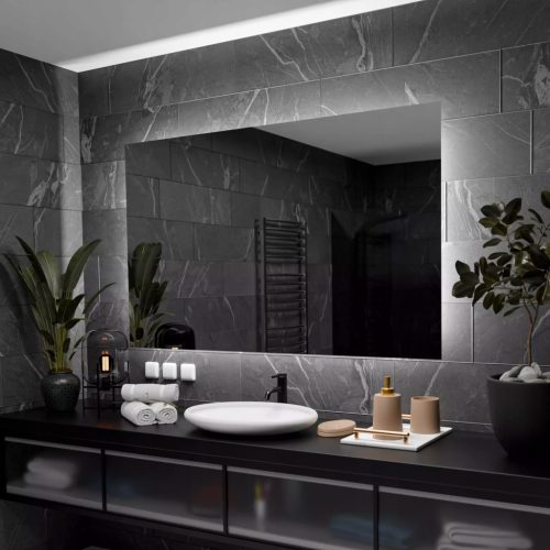  (2992) LED Spiegel Dubai 110x70 cm, Kaltes LED