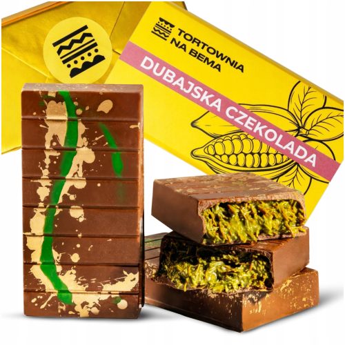 Exklusive Dubai Schokolade mit Pistazien und Kataifi-Teig – Ein Geschenk voller Luxus