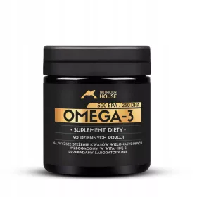   Omega-3 Fischöl von NUTRICION HOUSE, reich an EPA & DHA, unterstützt das Herz-Kreislauf-System