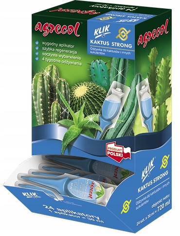 24x AGRECOL Kaktus Strong – Pflege für Kakteen und andere Sukkulenten, 30ml