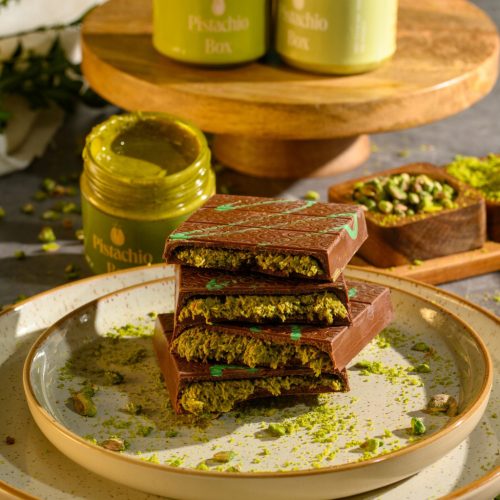 Exklusive Dubai Pistazien-Schokolade 200g von Pistachio Box