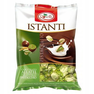 ROVELLI Pralinen mit Pistazienfüllung - 1kg italienische Schokoladentrüffel