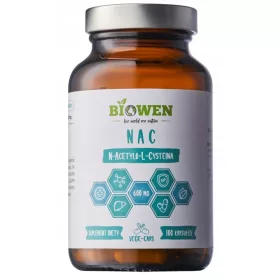   Biowen NAC 600mg - 100 Kapseln N-Acetyl-L-Cystein, Hohe Qualität, Glutenfrei