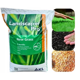    Rasenstarterdünger für Landschaftsgärtner, 5 kg, langwirksam, für neues Gras, 20–20–8