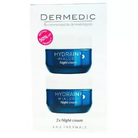   Dermedic Hydrain3 Hialuro Nachtcreme Set - Intensive Feuchtigkeit und Revitalisierung