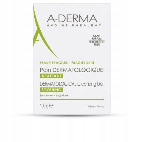 A-Derma Pain Au Lait D'Avoine Seifenkubus - Pflegende Hafermilchseife (1 Stück)