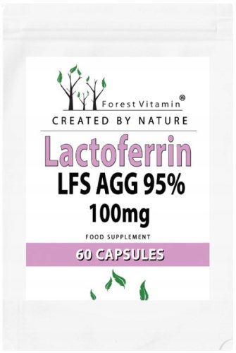 Lactoferrin Kapseln 100 mg - Natürliches Immunschutz Protein, 60 Kapseln