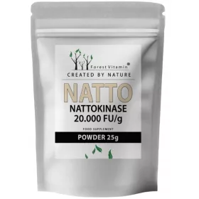   Nattokinase Pulver 25g - Unterstützt das Herz-Kreislauf-System und die natürliche Blutzirkulation