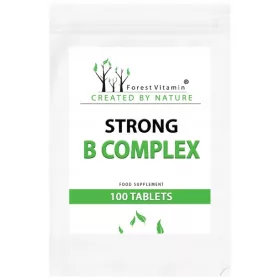   Forest Vitamin® B-Komplex mit Bioaktiven Formen und Metylokobalamin - 100 Tabletten