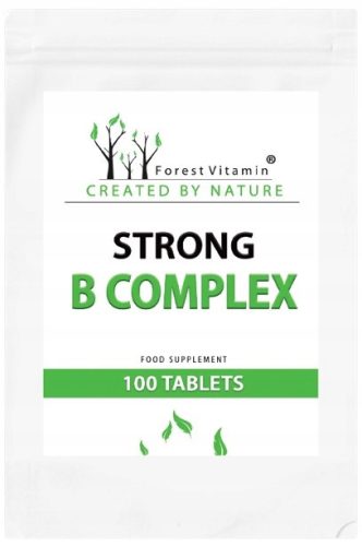 Forest Vitamin® B-Komplex mit Bioaktiven Formen und Metylokobalamin - 100 Tabletten
