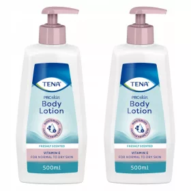   TENA ProSkin Body Lotion für normale bis trockene Haut, 2x500 ml mit Pumpspender