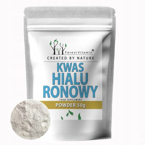 Hyaluronsäure (Hochmolekular) in Pulverform 50g - 250 Portionen mit Messlöffel