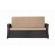  Auflagen für Gartenmöbel Rattansofa Techno-Rattan 130x60x50cm