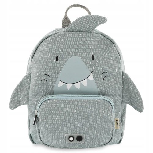 Kinder-Rucksack "Hai" aus recycelter Baumwolle mit wasserabweisender Beschichtung
