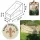 Gartenliegenabdeckung mit Lilienmuster in Beige/Braun