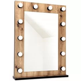    LED-SPIEGEL LOFT-STIL INDUSTRIELLER HOLLYWOOD MAKE-UP-STATION MAKE-UP