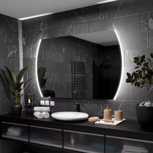  (3017) Baltimore LED Spiegel 100x60 cm, Kaltes Dauerlicht LED + Touchschalter