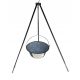  UNGARISCHER EMAILLIERT-DREIFUSS-GULASCHKESSEL 8L