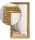  Exklusiver Spiegel in einem stilvollen, ornamentalen GOLDENEN Holzrahmen 100x40 d4