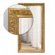  Exklusiver Spiegel in einem STILVOLLEN GOLDENEN Holzrahmen mit Ornamenten 110x40 d4