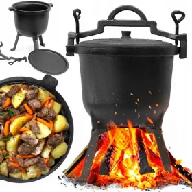  15L Gusseisen Standkessel Meyerhoff Bratstücke Bratstücke