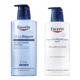   EUCERIN UREAREPAIR Żel do mycia suchej skóry + Balsam do ciała z mocznikiem