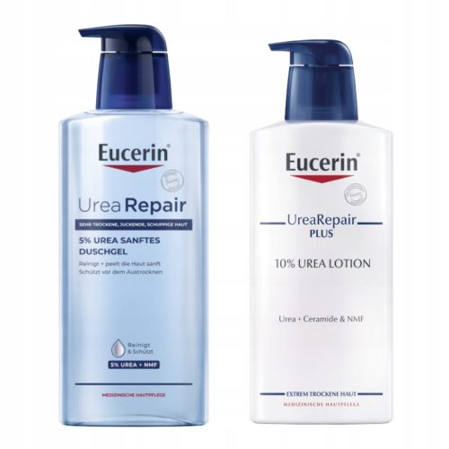 EUCERIN UREAREPAIR Żel do mycia suchej skóry + Balsam do ciała z mocznikiem