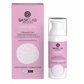   BasicLab Ceramid-Creme für Regeneration mit 5% Betain und 3% Urea 50 ml