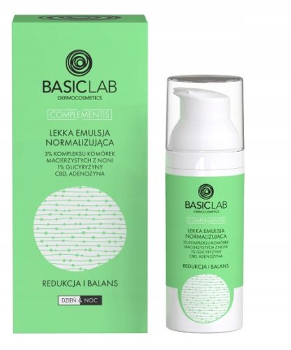 BasicLab leichte normalisierende Emulsion 50ml für fettige und Mischhaut