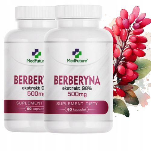 Berberin Extrakt 98% – 2 x 60 Kapseln für natürliche Gesundheitsförderung