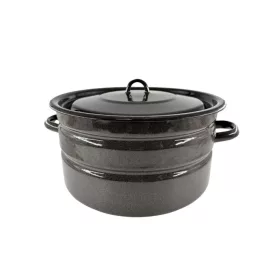   Emaillierter Kochtopf mit Deckel – Ideal für Großfamilien und Feste