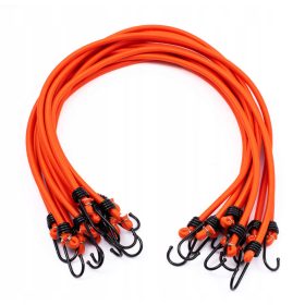   20X Bungee Cords mit Metallhaken, 0,8x80cm - Vielseitig Einsetzbare Spanngurte