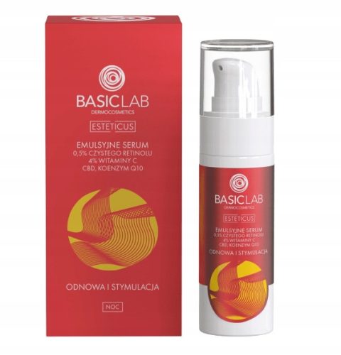 BasicLab Emulsions-Serum mit 0,5% reinem Retinol und Antioxidantien 30 ml