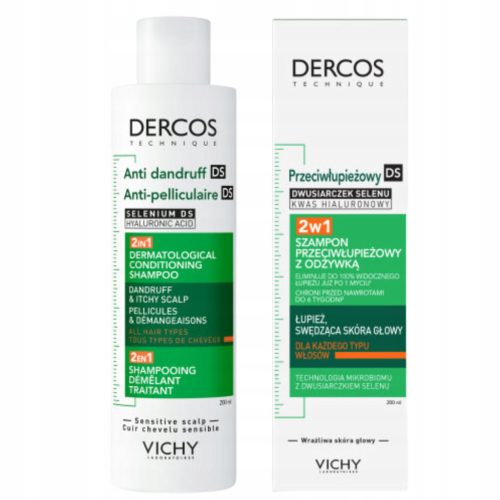Vichy Dercos DS 2in1 Anti-Schuppen und Entwirrendes Shampoo 200 ml