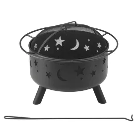    LANDMANN spektakulärer Gartenkaminkorb Sterne & Mond 11811 75cm