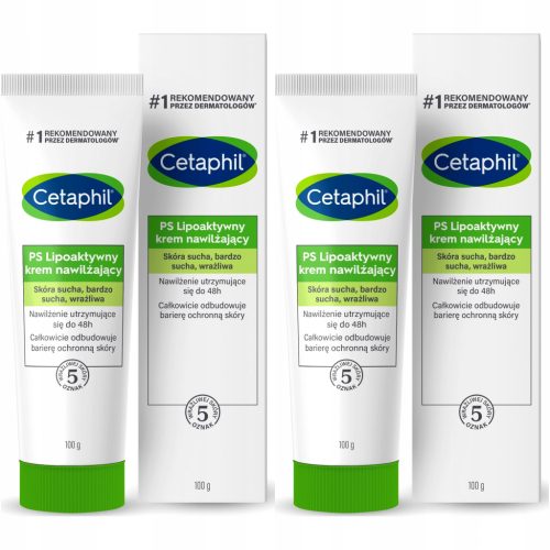 CETAPHIL PS Lipoaktive Feuchtigkeitscreme für sensible Haut 2 x 100g
