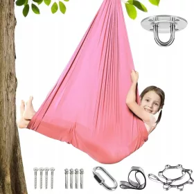    280CM AKROBATISCHE SLING SENSORISCHE HÄNGEMATTE KINDER SCHAUKEL AERIAL YOGA